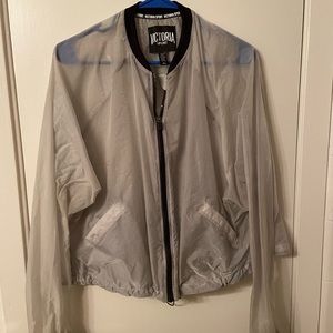 Victoria Secret Sport Grey Coverup Jacket